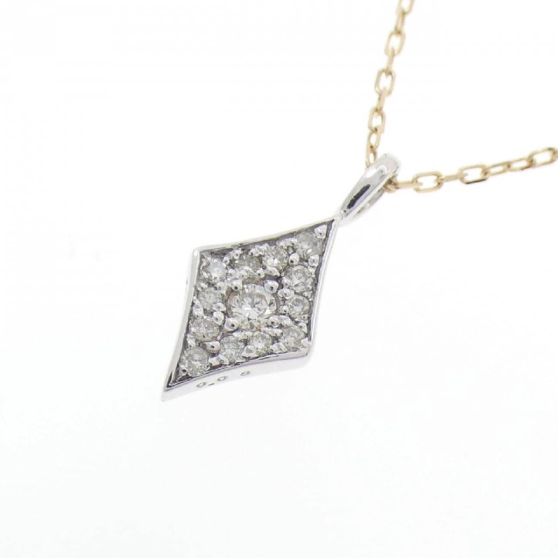 K10WG/K10YG Dây chuyền kim cương 0.08CT - Hàng hiệu Chính hãng 857668