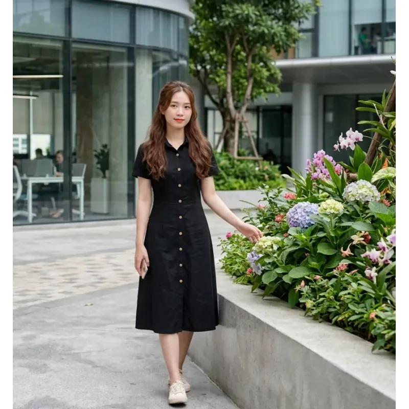 Váy somi nữ cộc tay size S 991415