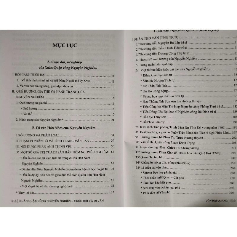 XUÂN QUẬN CÔNG NGUYỄN NGHIỄM CUỘC ĐỜI VÀ DI VĂN - VÕ VINH QUANG - 2018 - 520 trang ANTQ2308 LỊCH SỬ - CHÍNH TRỊ - TRIẾT HỌC 542611