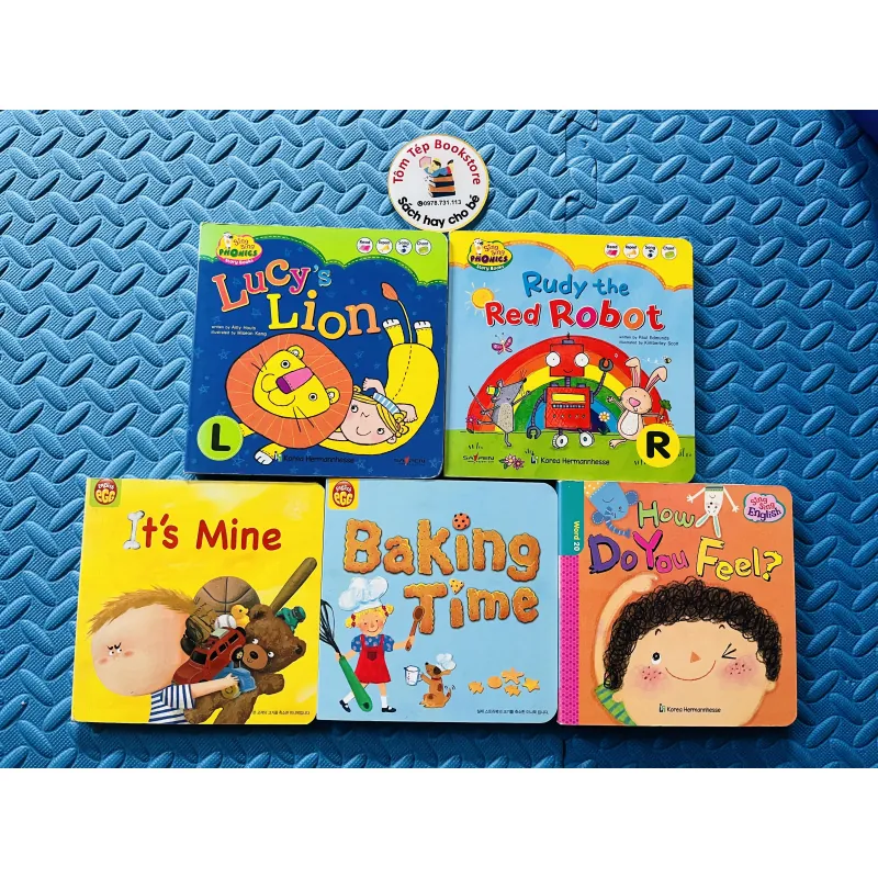 Set boardbook với tương tác kéo đẩy cho bé 779267