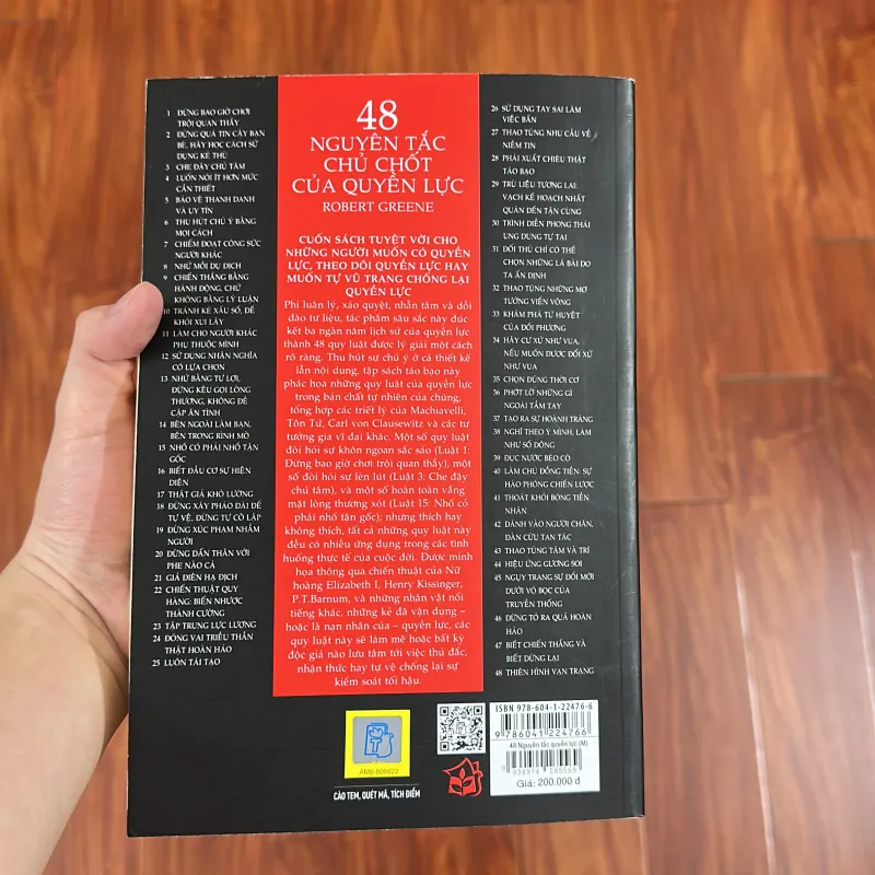 Sách 48 Nguyên Tắc Chủ Chốt Của Quyền Lực - Robert Greene 779223
