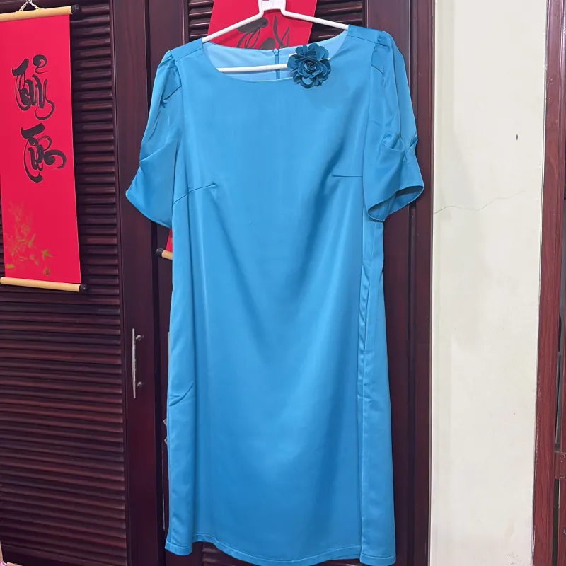 Đầm đan châu form suông size xxl 993130