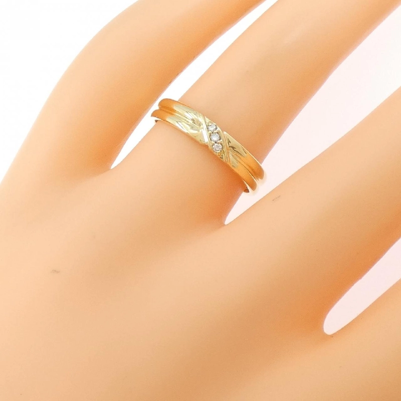 Nhẫn kim cương K18YG 0.03CT - Hàng hiệu chính hãng 850996