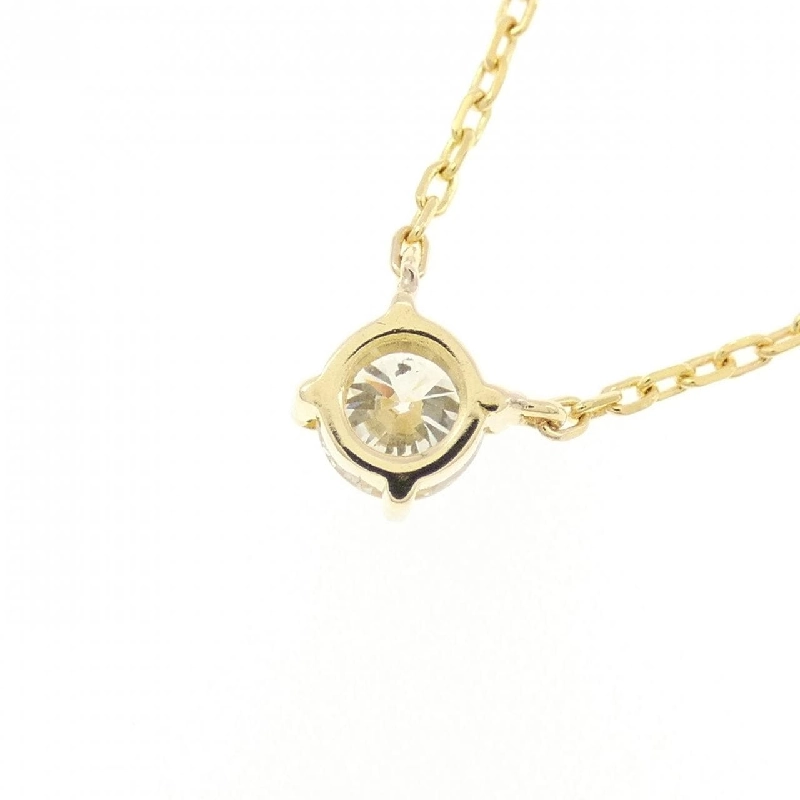 K18YG Solitaire Dây chuyền kim cương 0.43CT - Hàng hiệu Chính hãng 864469