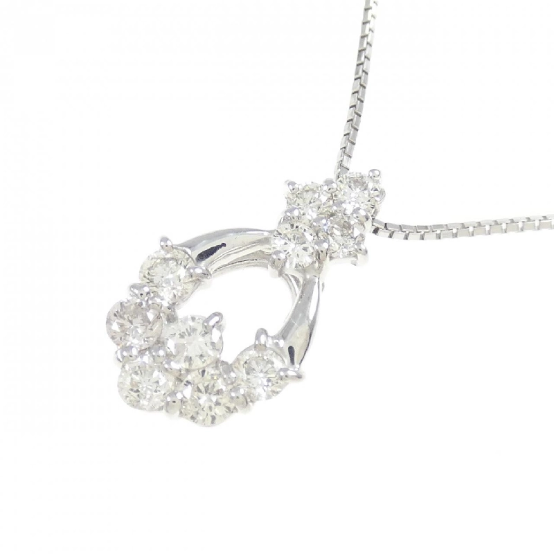 K18WG Dây chuyền kim cương 0.50CT - Hàng hiệu Chính hãng 863806