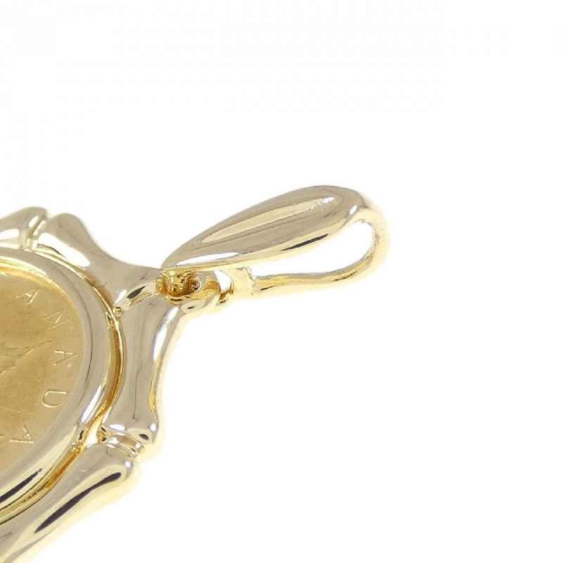 Mặt dây chuyền đồng xu 18KYG (khung) - Hàng hiệu Authentic 863563