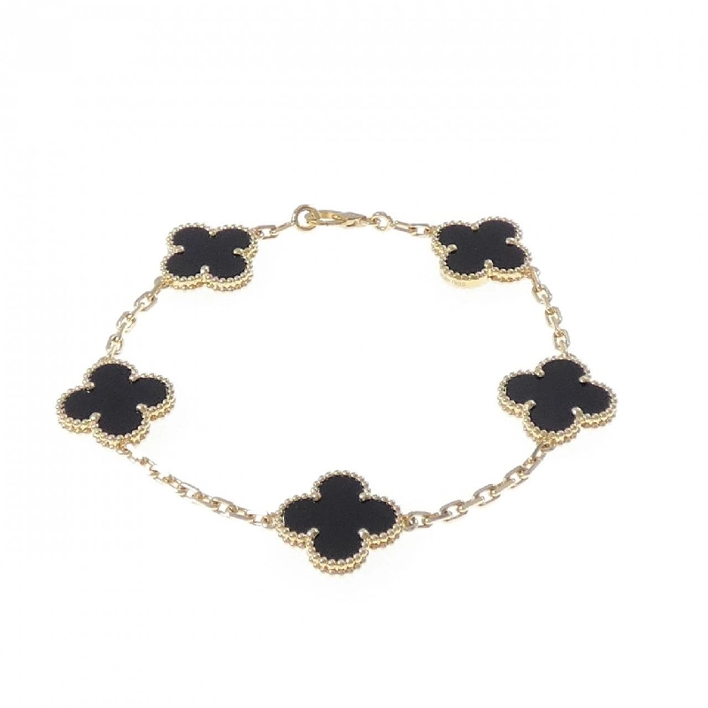 Vòng tay Van Cleef & Arpels Vintage Alhambra 5 Motif - Hàng hiệu Chính hãng 845339