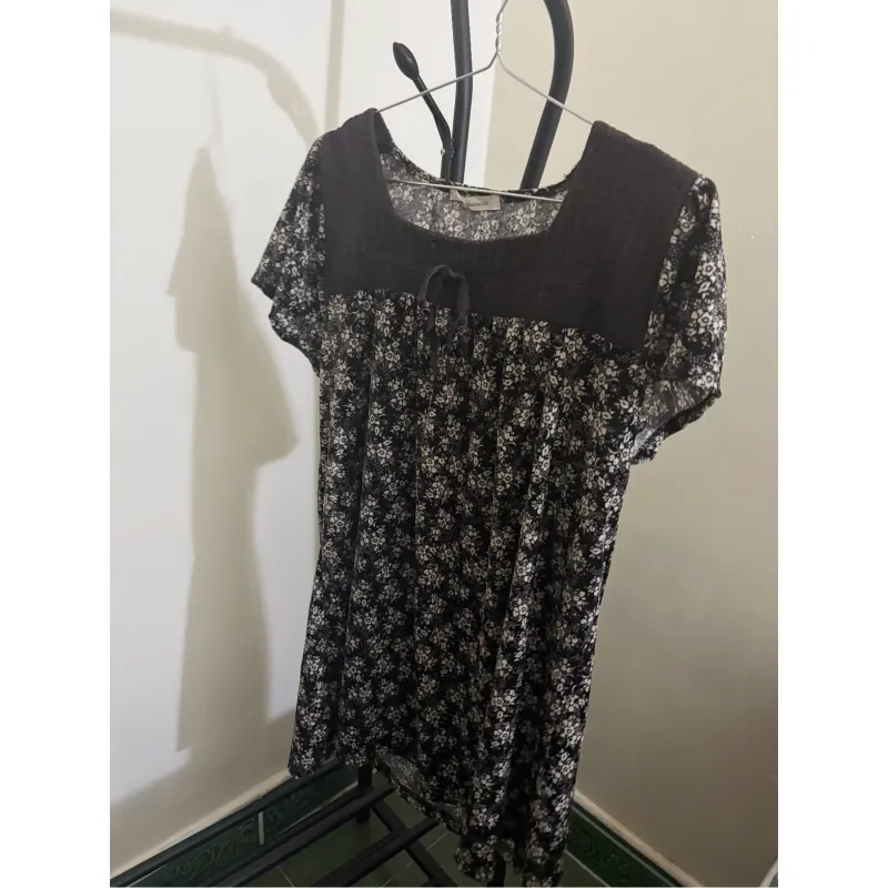 Áo nhung nữ hoa nhí  791310