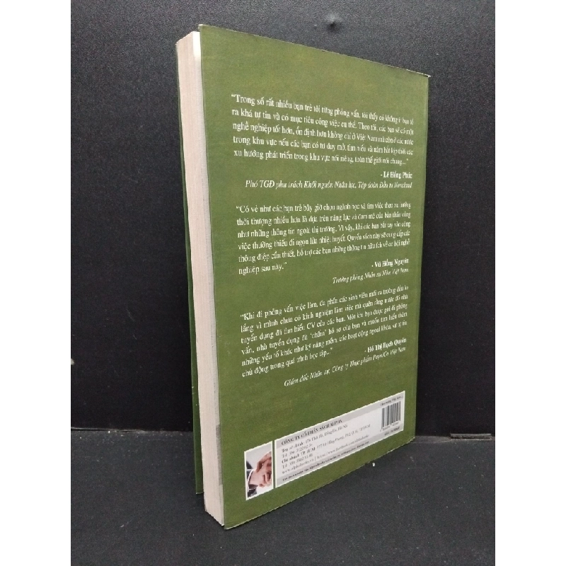 Cẩm nang việc làm Tiêu Yến Trinh - Nguyễn Thị An Hà - Nguyễn Thị Quỳnh Phương mới 80% ố có chữ ký trang đầu 2016 HCM.ASB1309 274741