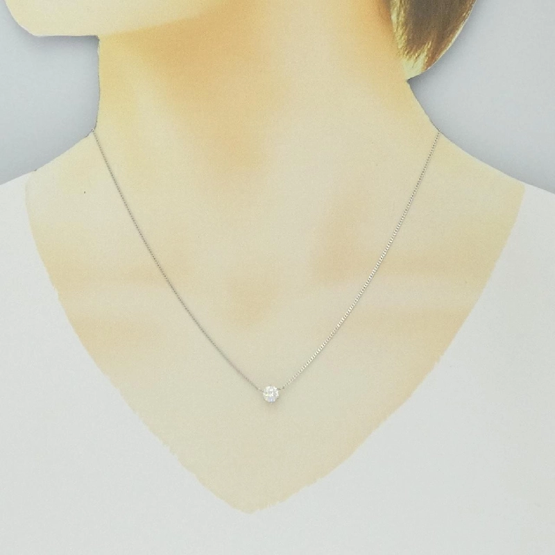 Dây chuyền kim cương Solitaire PT850 0.49CT - Hàng hiệu Chính hãng 858549