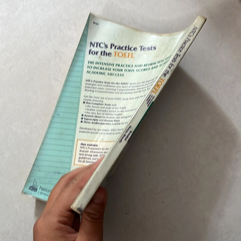 NTC’s Practice Tests for the TOEFL — 1993s 499442