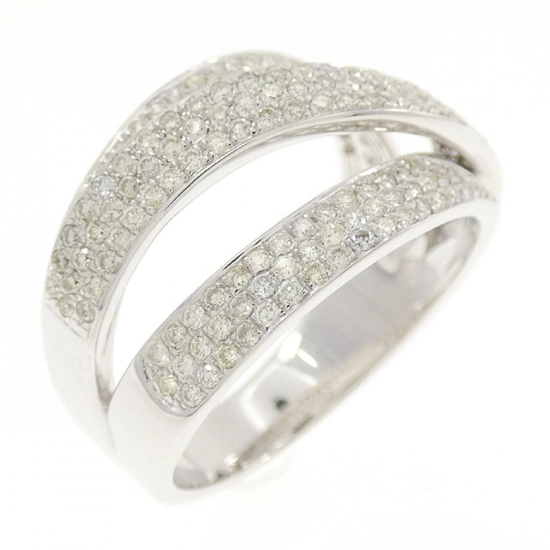 Nhẫn kim cương K18WG 0.68CT 672571