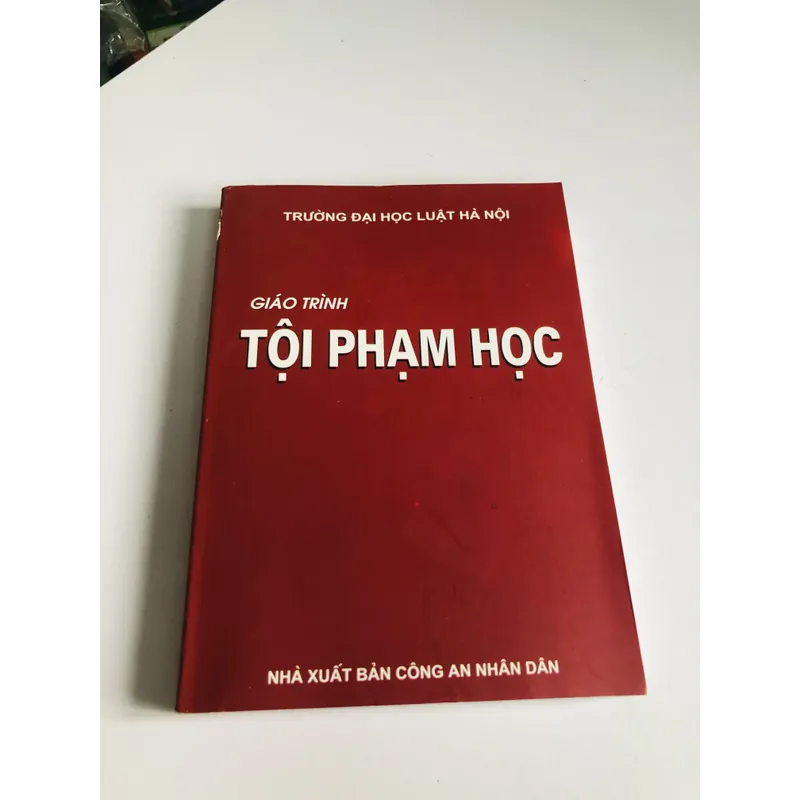GIÁO TRÌNH TỘI PHẠM HỌC 589023