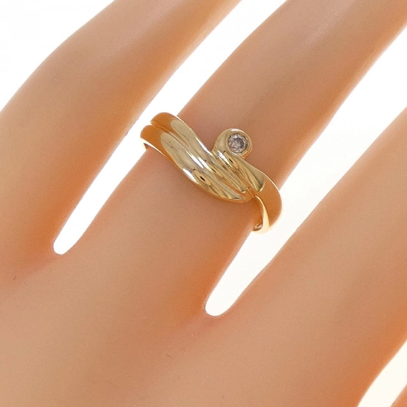 Nhẫn kim cương K18YG 0.04CT - Hàng hiệu Authentic 846893