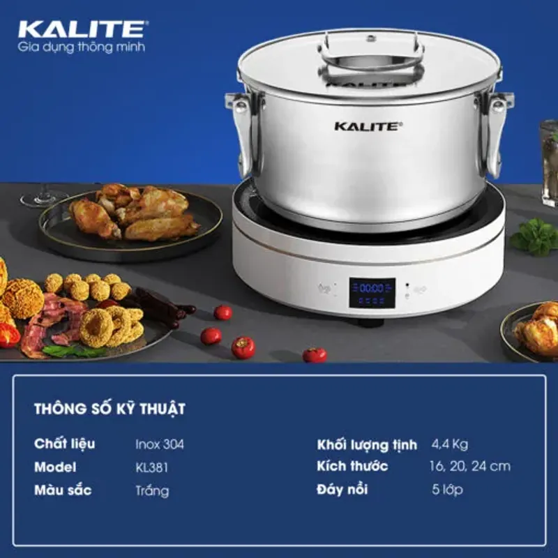Bộ 3 Nồi Kalite KL381 – Bền Bỉ, Sang Trọng, Đáp Ứng Mọi Nhu Cầu Nấu Nướng - Mới 100% 589148
