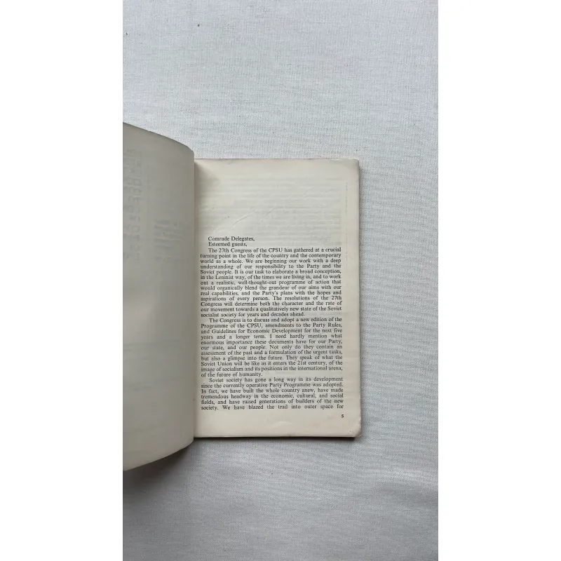 Political Report of the CPSU Central Committee to the 27th Party Congress 786812