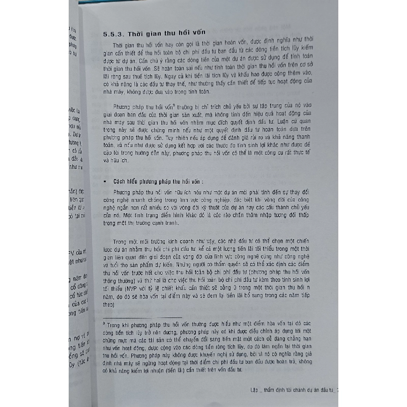 Lập_thẩm định hiệu quả tài chính dự án đầu tư - ThS. Đinh Thế Hiển 966441