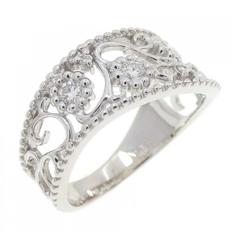 Nhẫn kim cương hoa PT900 0.17CT 668976