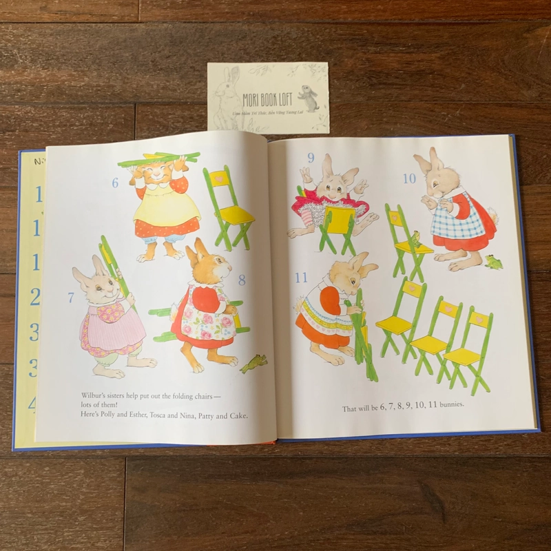 Sách tranh tiếng anh I Can Count 100 Bunnies: And So Can You!, Used, Bìa Cứng, Khổ Lớn 478731
