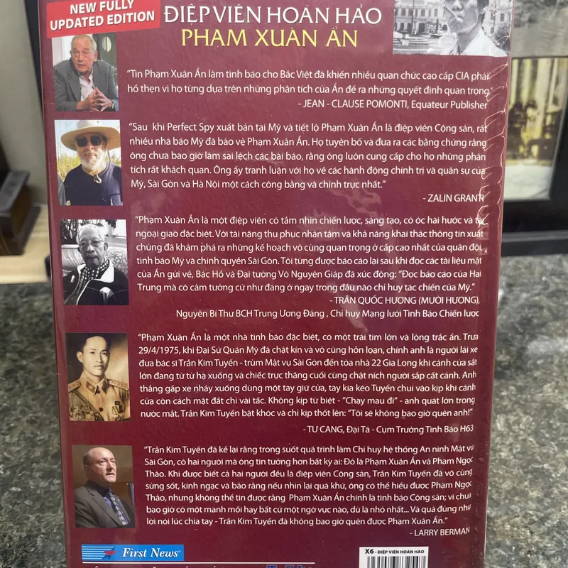 X6 Điệp viên hoàn hảo Phạm Xuân Ẩn bìa cứng 713199