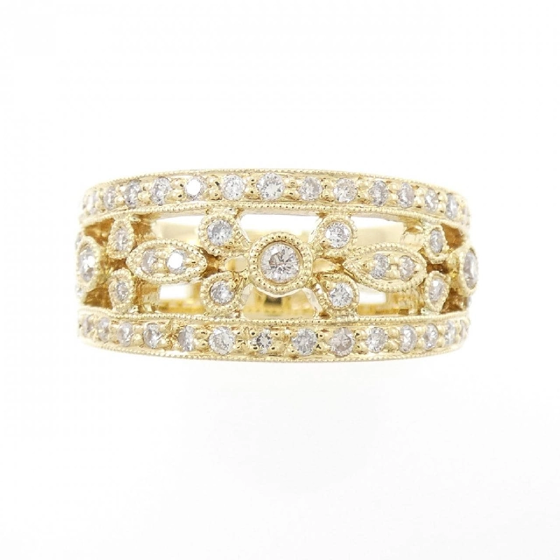 Nhẫn kim cương K18YG 0.40CT 670925