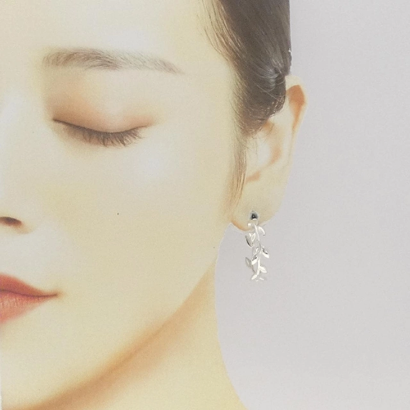 Bông tai hình lá ô liu Tiffany - Hàng hiệu Authentic 847340