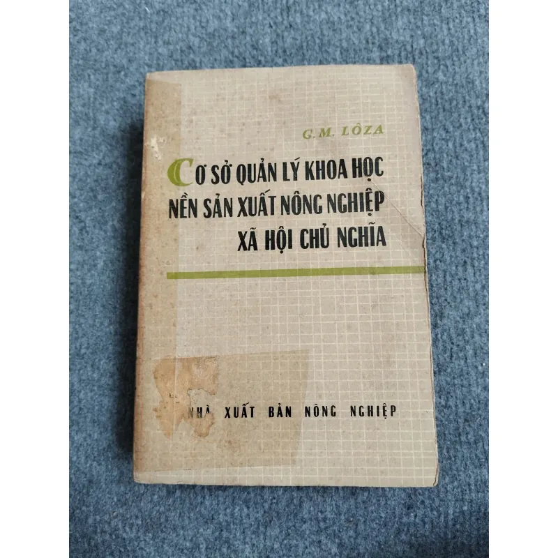 CƠ SỞ QUẢN LÝ KHOA HỌC NỀN SẢN XUẤT NÔNG NGHIỆP XÃ HỘI CHỦ NGHĨA 688749