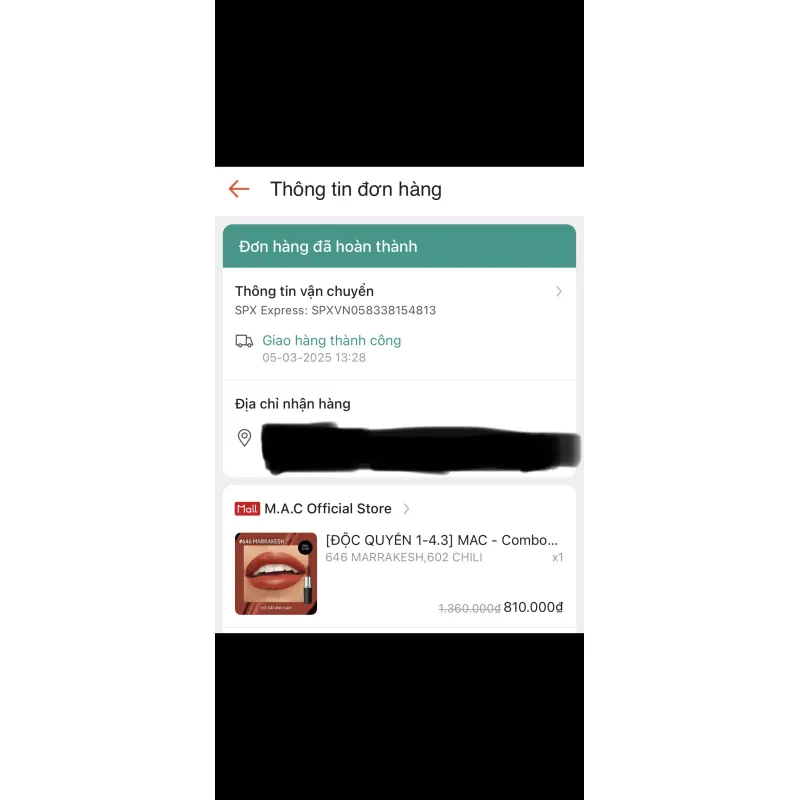 Son môi MAC - màu Chili 992290