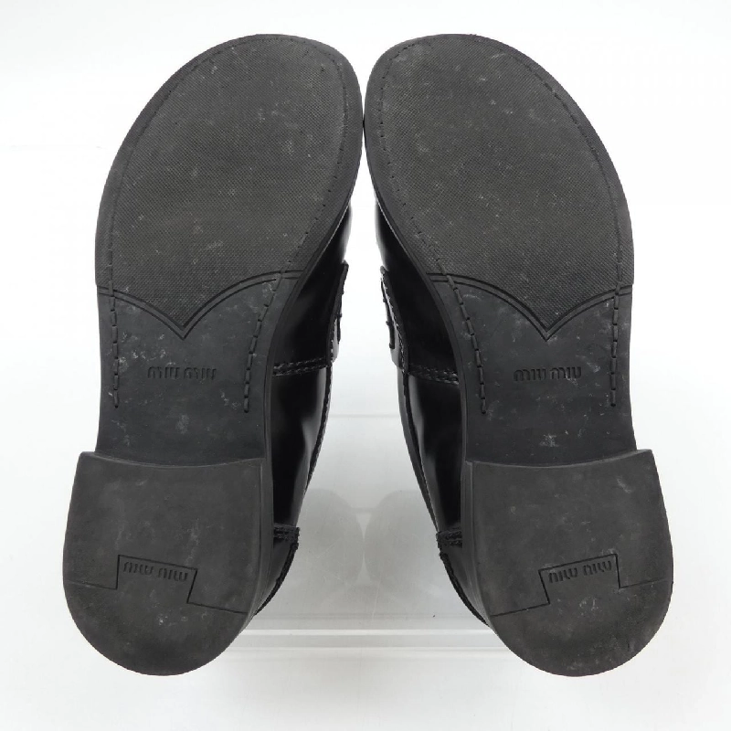 Giày lười da chải MIU MIU 5D773D 660099