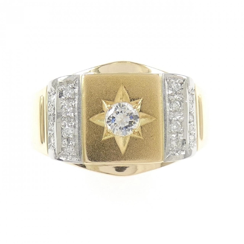 Nhẫn kim cương K18YG/PT900 0.15CT - Hàng hiệu Authentic 845582