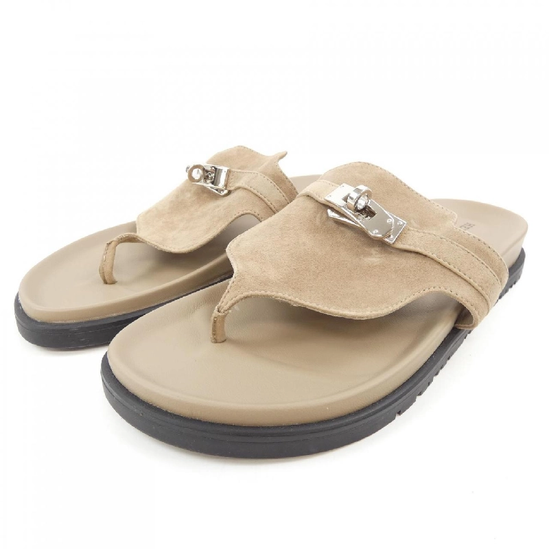 Giày sandal HERMES Anpeel Kelly Buckle 221075Z 656119