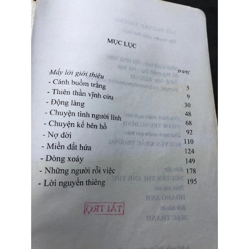 Lời nguyền thiêng 2008 mới 65% ố bẩn nhẹ Thế Đức HPB0906 SÁCH VĂN HỌC 914927