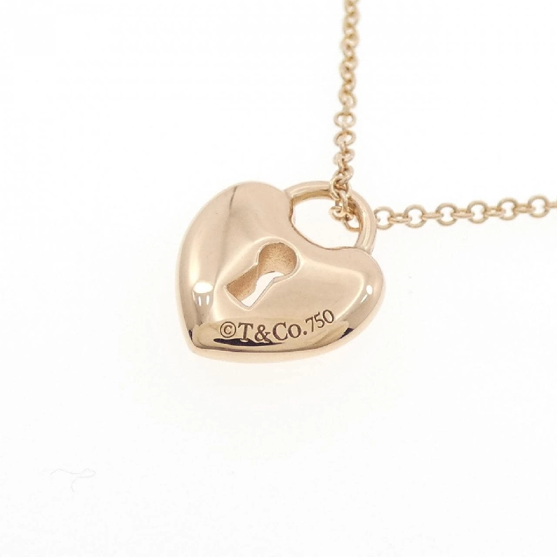 Dây chuyền mini Heart Lock Tiffany - Hàng hiệu Authentic 841158