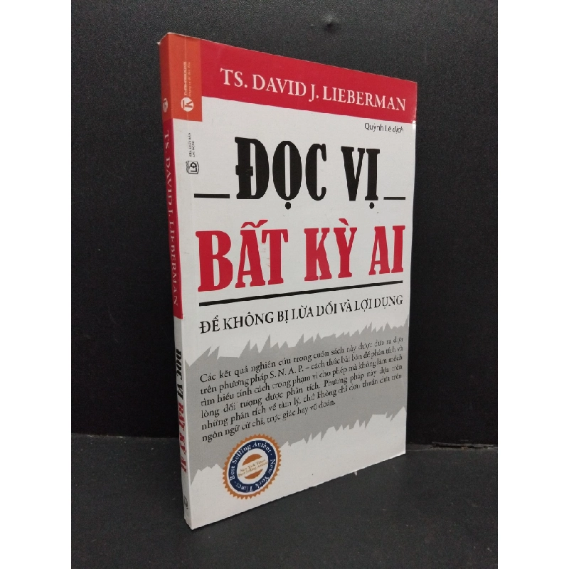 Đọc vị bất kỳ ai mới 90% bẩn nhẹ 2019 HCM1410 TS. David J. Lieberman KỸ NĂNG 339832