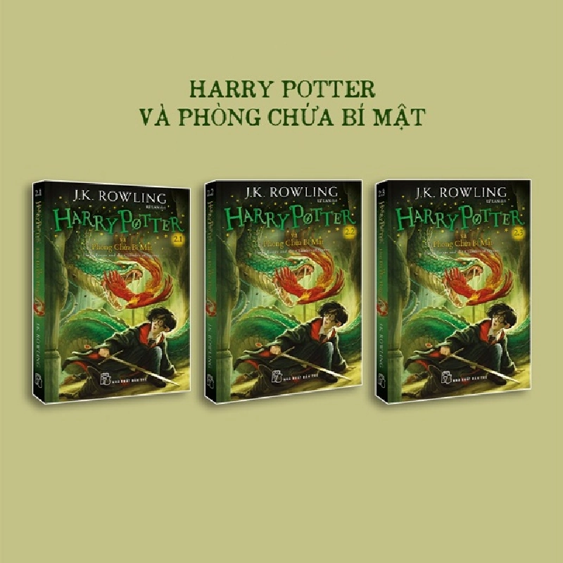 Harry Potter - Tập 2 - Khổ Nhỏ (Bộ 3 Cuốn) - J. K. Rowling (Mới 100%) Huyền bí, giả tưởng, kinh dị, NXB Trẻ - SÁCH ĐẠI HỌC 482941