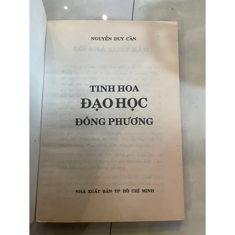 TINH HOA ĐẠO HỌC ĐÔNG PHƯƠNG - NGUYỄN DUY CẦN  999054