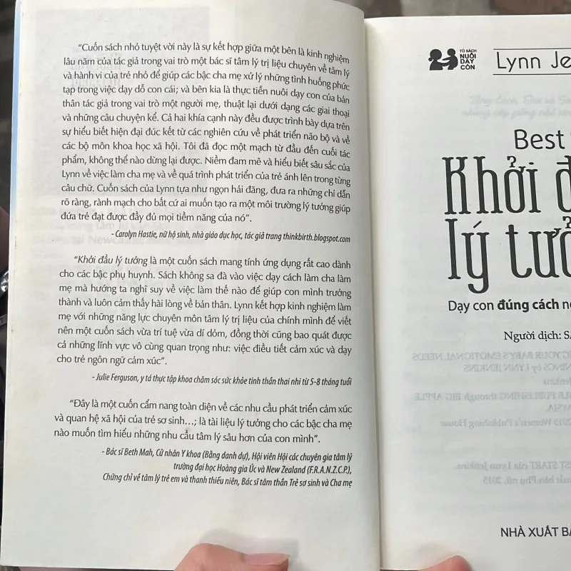 Tủ sách nuôi dạy con - best start - khởi đầu lý tưởng - dạy con đúng cách từ 0 tuổi 1027299