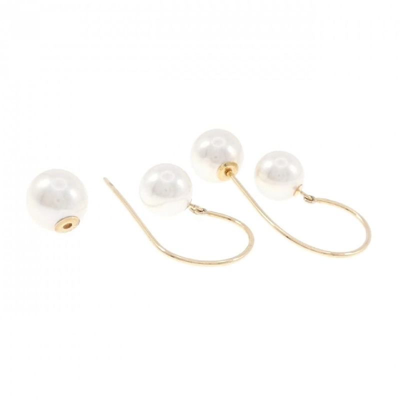 K18YG Bông tai ngọc trai Akoya - Hàng hiệu Authentic 875583