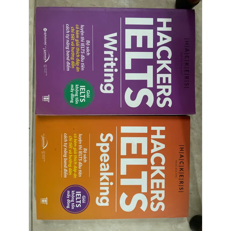 Sách Tiếng Anh IELTS Hackers Reading Listening Speaking và Writing tập trung kỹ năng thi 1023531