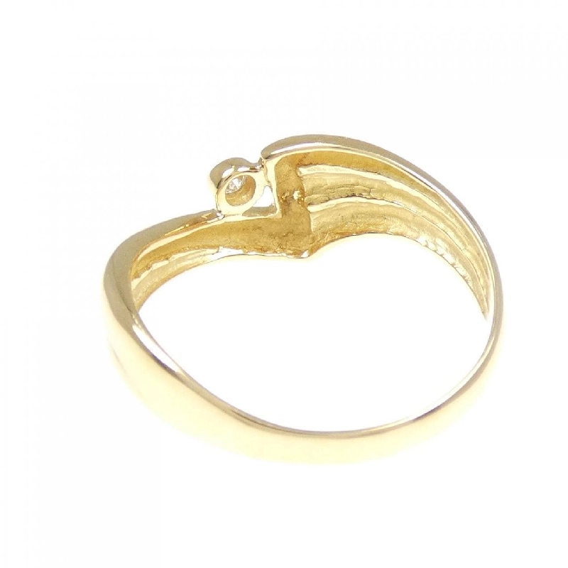 Nhẫn kim cương K18YG 668805