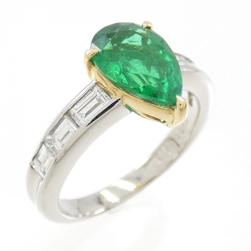 Nhẫn Emerald PT900/K18YG 1.38CT 669971