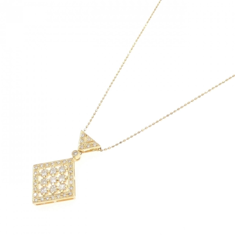 Dây chuyền kim cương K18YG 0.65CT - Hàng hiệu Chính hãng 864520