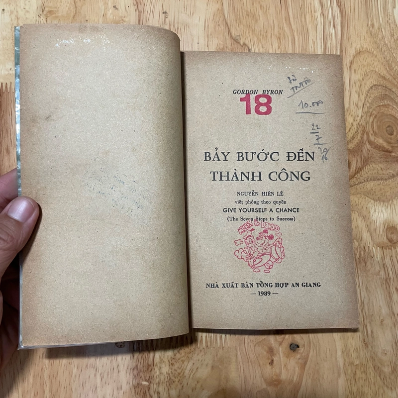 II Tựa sách: Bảy Bước Đến Thành Công - GORDON BYRON - Nguyễn Hiến Lê (Dịch) - 1989 473489
