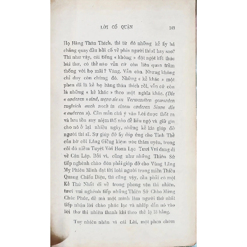 Lời Cố Quận và Lễ Hội Tháng Ba - Martin Heidegger ( in Lần Nhất Có Chữ Ký Tác Giả ) 128092