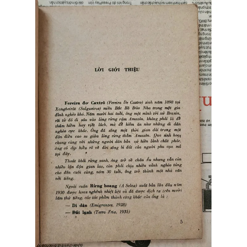 Tiểu thuyết RỪNG HOANG - Ferreira De Castro 719349
