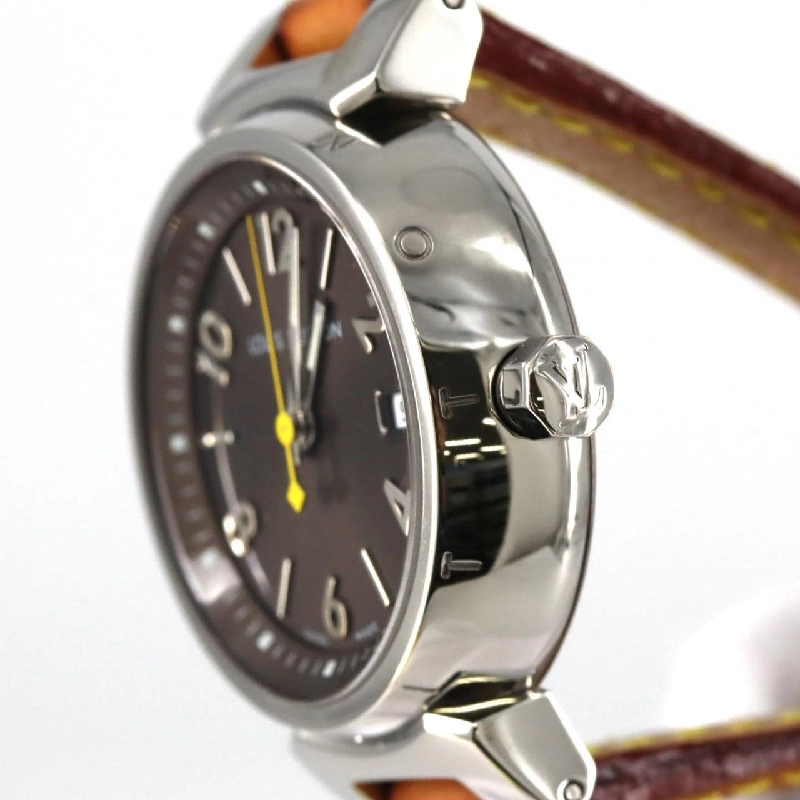 Louis Vuitton Tambour Triple Coiled Q1211 SS Quartz - Hàng hiệu Authentic 871794