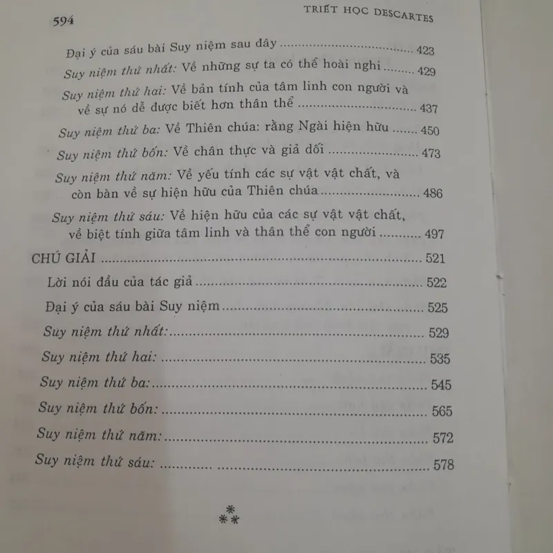 Tiến sỹ Trần Thái Đỉnh- Triết học Descartes &PP Luận và Suy niệm. 720210