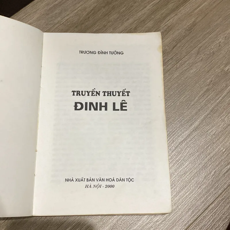 TRUYỀN THUYẾT ĐINH - LÊ (XB 2000) 597051