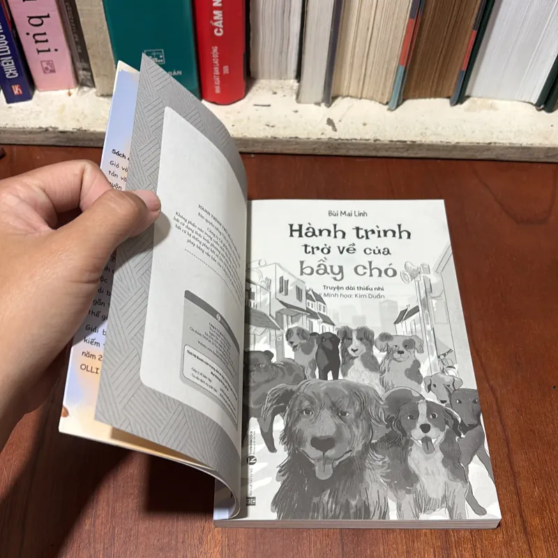 II Truyện Dài Thiếu Nhi: Hành Trình Trở Về Của Bầy Chó - Bùi Mai Linh - 2023 752185