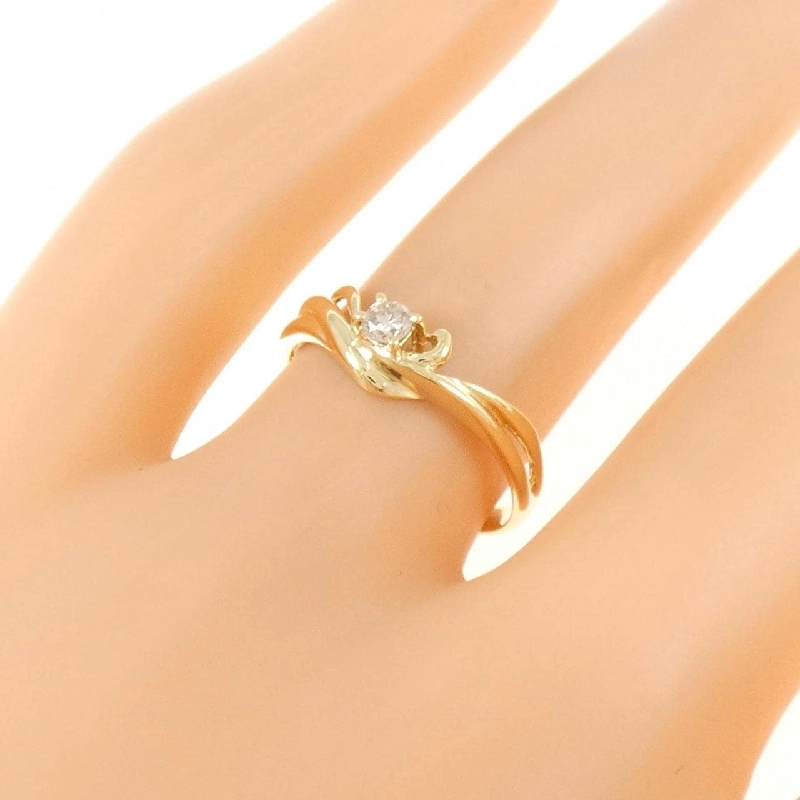 Nhẫn kim cương K18YG - Hàng hiệu Authentic 854842